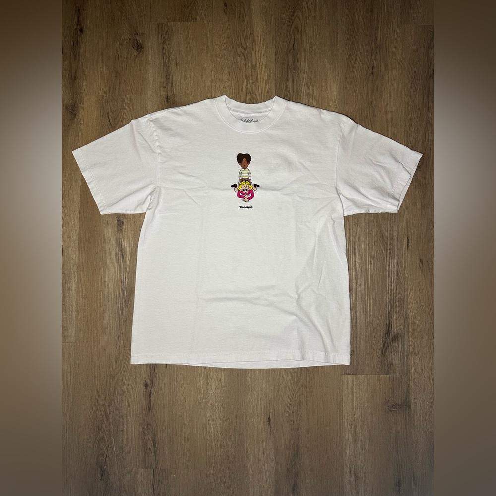 Wckdthghts Trouble ‘White’ T-Shirt